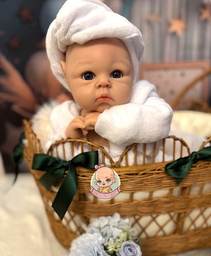 muñeco reborn hiperrealista silicona blanda