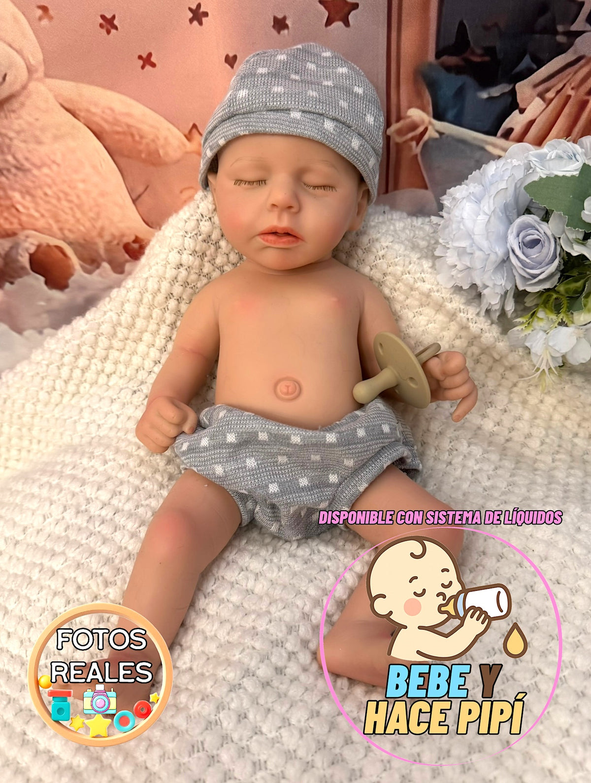 muneco reborn leni sistema liquidos
