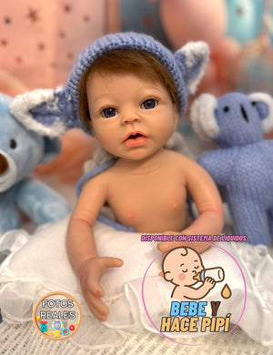 muñeco reborn silicona Noa niño pelo principal