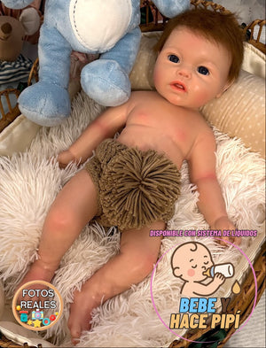 muñeco reborn silicona leslie nino