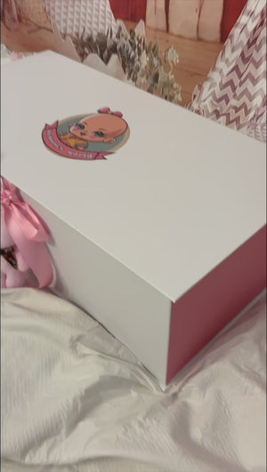 Bebe reborn pack premium niña envoltorio y caja regalo comunión navidad