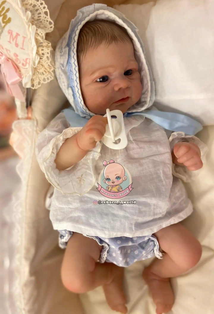 Bebe Reborn Muñeca / Muñeco Elias Despierto Ojos Abiertos - Reborn's World