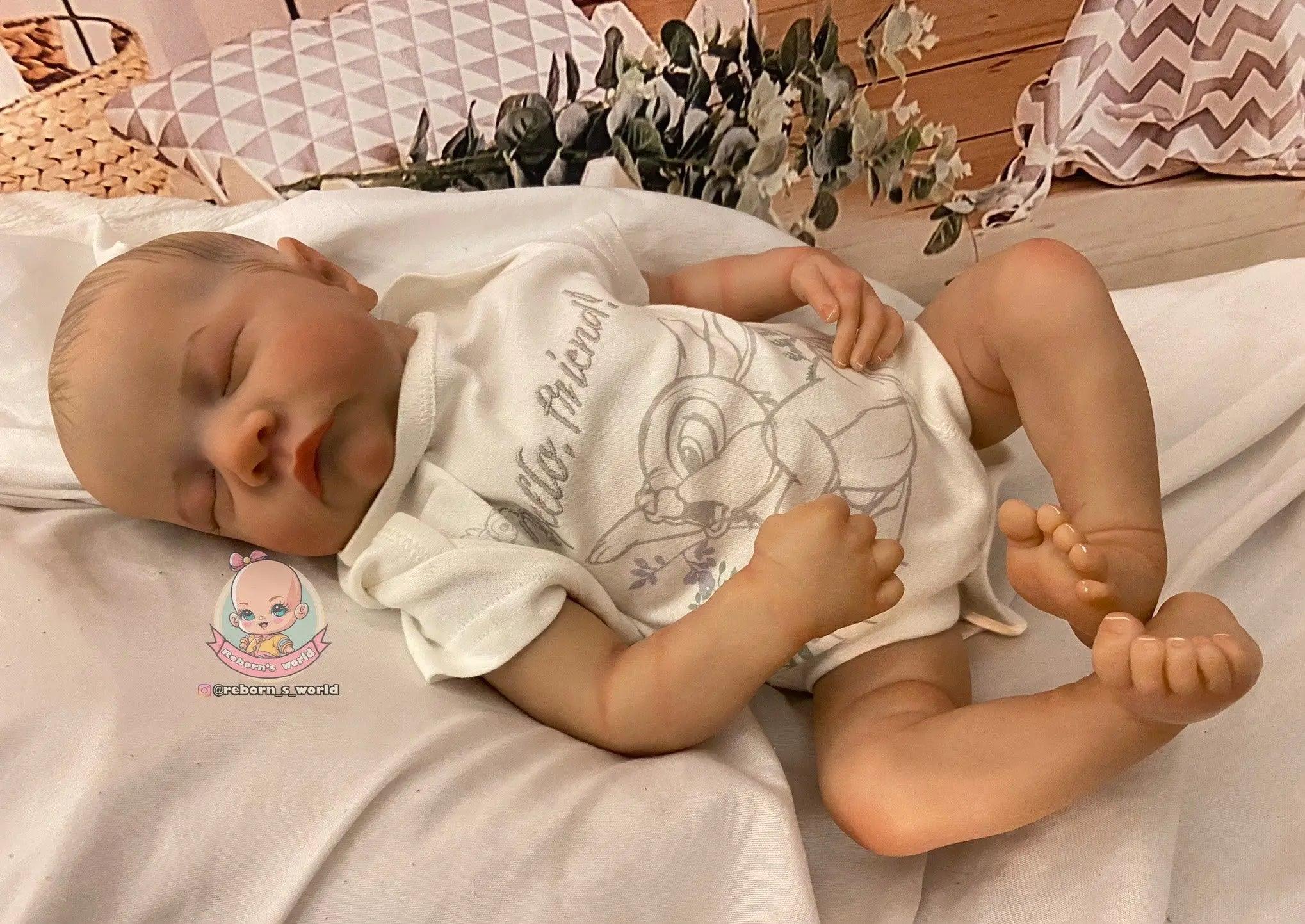 Bebe Reborn Muñeca / Muñeco Levi Dormido Reborn's World