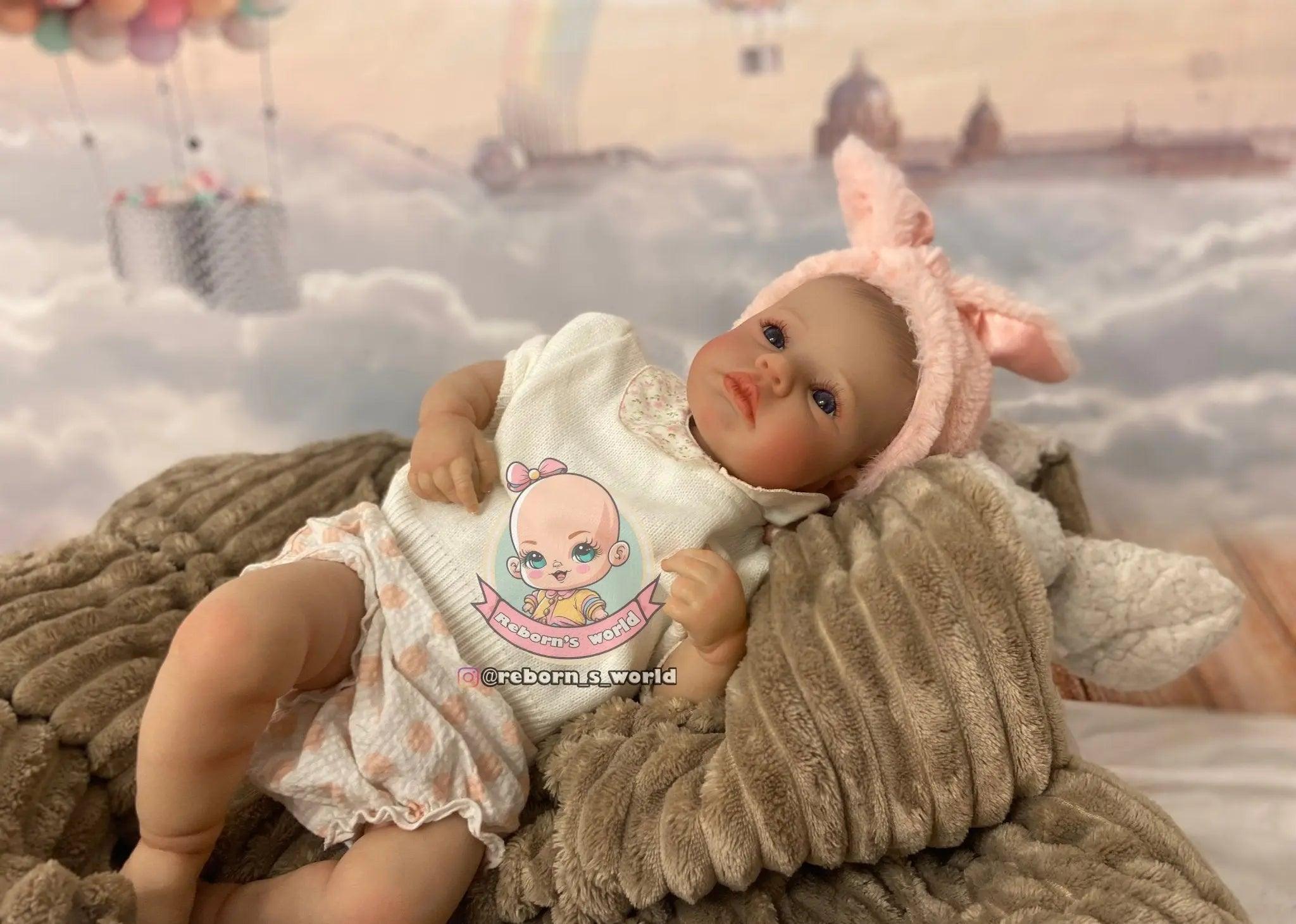 Bebe Reborn Muñeca / Muñeco Lou Lou Despierto Ojos Abiertos - Reborn's World