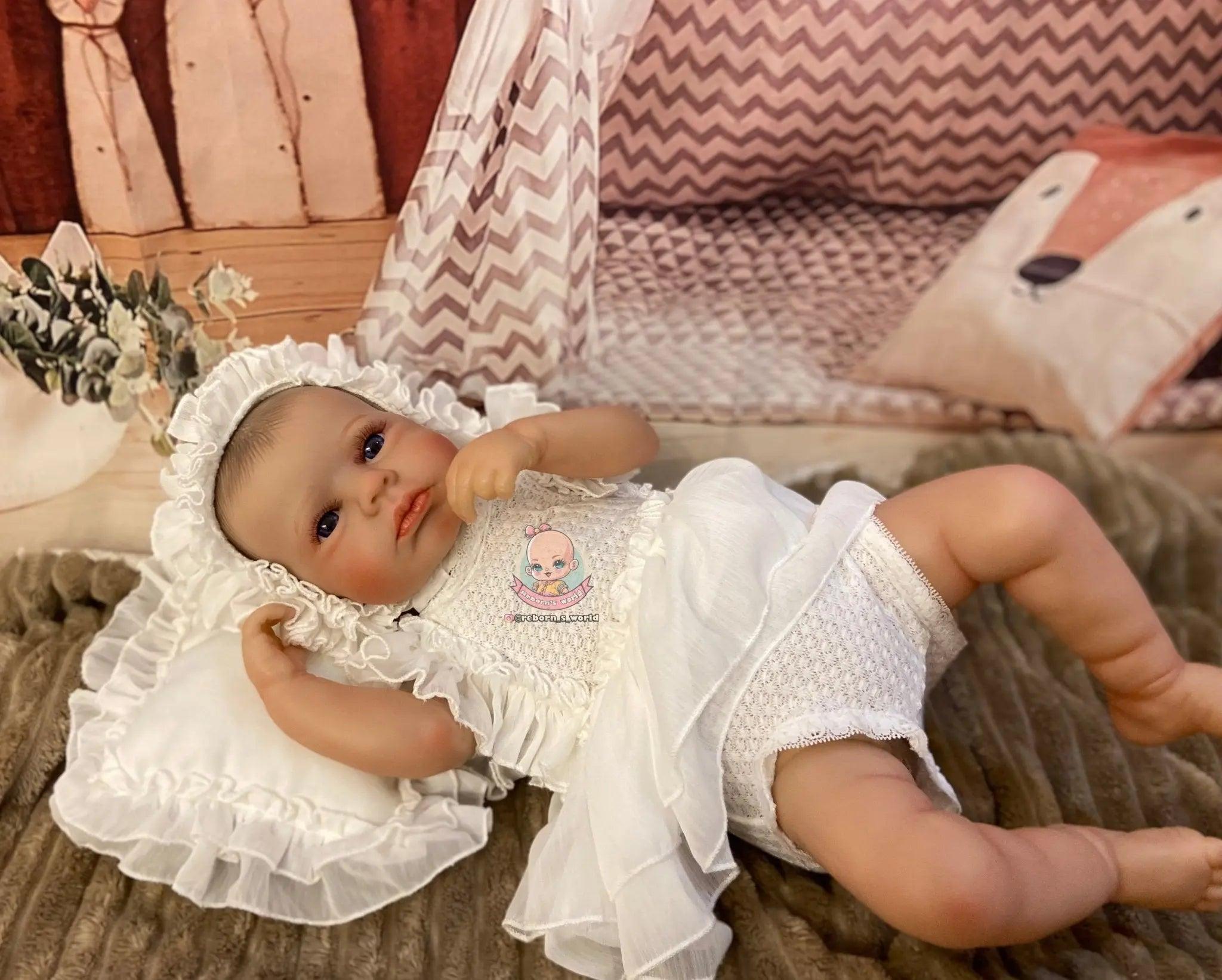 Bebe Reborn Muñeca / Muñeco Lou Lou Despierto Ojos Abiertos - Reborn's World