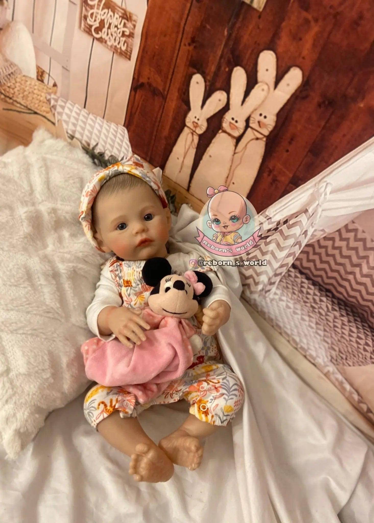 Bebe Reborn Muñeca / Muñeco Mía Despierto Ojos Abiertos Reborn's World