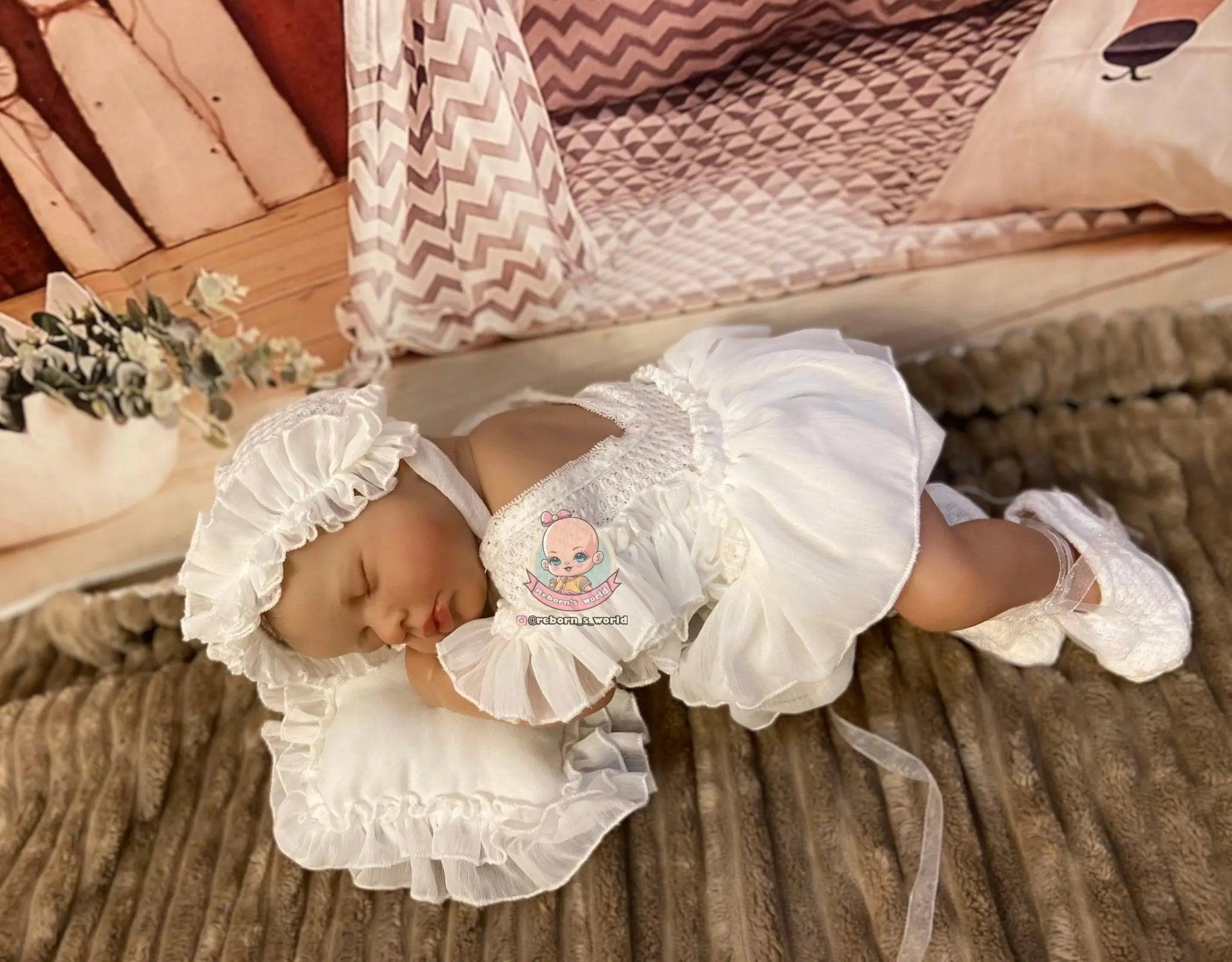Bebe Reborn Niña Muñeca / Muñeco Cuerpo Completo Vinilo Silicona para Bañar Lou Lou - Reborn's World
