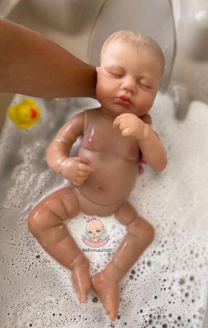 Bebe Reborn Niña Muñeca / Muñeco Cuerpo Completo Vinilo Silicona para Bañar Lou Lou Reborn's World