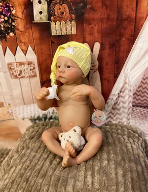Bebe Reborn Niño Muñeca / Muñeco Cuerpo Completo Vinilo Silicona para Bañar Levi Despierto - Reborn's World