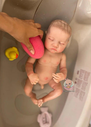 Bebe Reborn Niño Muñeca / Muñeco Cuerpo Completo Vinilo Silicona para Bañar Levi - Reborn's World
